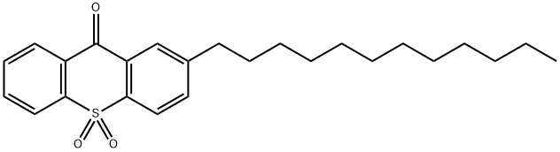 2-dodecyl-9H-thioxanthen-9-one 10,10-dioxide Structure