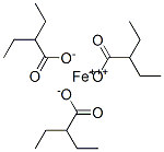 iron tris(2-ethylbutyrate)  Structure
