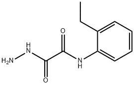 Acetic acid, [(2-ethylphenyl)amino]oxo-, hydrazide (9CI) 结构式