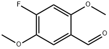 2,5-diMethoxy-4-fluorobenzaldehyde Struktur