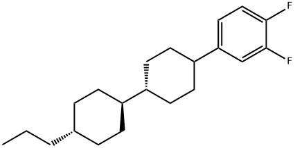 反,反-4-(3,4-二氟苯基)-4''-丙基双环己烷,82832-57-3,结构式