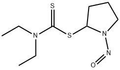 N,N-diethyl-1-(1-nitrosopyrrolidin-2-yl)sulfanyl-methanethioamide|