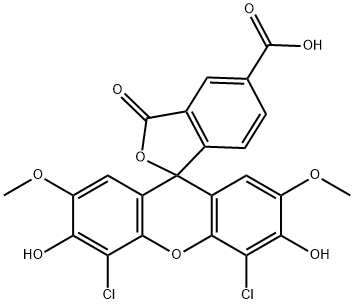 4',5'-Dichloro-3',6'-dihydroxy-2',7'-dimethoxy-3-oxo-3H-spiro[isobenzofuran-1,9'-xanthene]-5-carb Structure