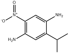 4-AMINO-3-NITRO-6-ISOPROPYLANILINE 化学構造式