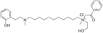 82866-92-0 (2-hydroxyethyl)[11-[(2-hydroxyphenethyl)methylamino]undecyl]methylphenacylammonium chloride