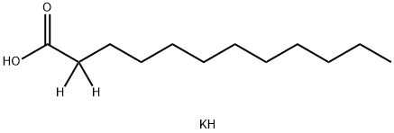 月桂酸钾-D2,82867-25-2,结构式