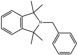 1H-Isoindole, 2,3-dihydro-1,1,3,3-tetraMethyl-2-(phenylMethyl)- 化学構造式