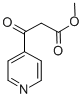 3-OXO-3-PYRIDIN-4-YL-PROPIONIC ACID METHYL ESTER 化学構造式
