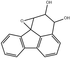 2,3-dihydroxy-1,10b-epoxy-1,2,3-trihydrofluoranthene Struktur