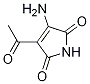3-acetyl-4-aMino-1H-Pyrrole-2,5-dione,82929-09-7,结构式