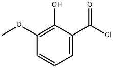 Benzoyl chloride, 2-hydroxy-3-methoxy- (9CI) Structure
