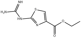 2-胍基-4-噻唑羧酸乙酯,82982-26-1,结构式