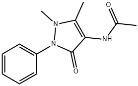 4-ACETAMIDOANTIPYRINE Struktur