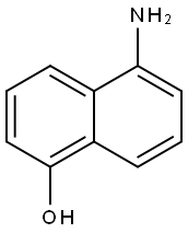 1-氨基-5-萘酚,83-55-6,结构式