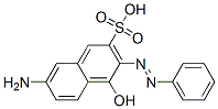 7-amino-4-hydroxy-3-(phenylazo)naphthalene-2-sulphonic acid,83006-40-0,结构式