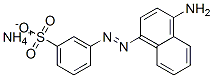 ammonium m-[(4-amino-1-naphthyl)azo]benzenesulphonate|