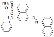 ammonium 5-(1-naphthylazo)-8-(phenylamino)naphthalenesulphonate,83006-59-1,结构式