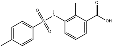 2-methyl-3-{[(4-methylphenyl)sulfonyl]amino}benzoic acid Structure