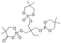 2,2'-[[2-[[(5,5-dimethyl-1,3,2-dioxaphosphorinan-2-yl)oxy]methyl]-2-ethylpropane-1,3-diyl]bis(oxy)]bis[5,5-dimethyl-1,3,2-dioxaphosphorinane] P,2,2'-trioxide,83044-95-5,结构式