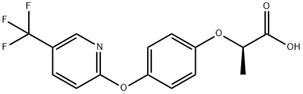精吡氟禾草灵,83066-88-0,结构式