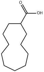CYCLOUNDECANECARBOXYLIC ACID, 831-67-4, 结构式