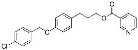 3-[4-[(4-클로로페닐)메톡시]페닐]프로필피리딘-3-카르복실레이트