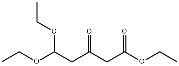 Pentanoic acid, 5,5-diethoxy-3-oxo-, ethyl ester,83124-88-3,结构式
