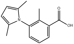 3-(2,5-ジメチル-1H-ピロール-1-イル)-2-メチル安息香酸 化学構造式