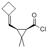 Cyclopropanecarbonyl chloride, 3-(cyclobutylidenemethyl)-2,2-dimethyl-, (1R-cis)- (9CI)|