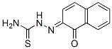 1,2-naphthoquinone thiosemicarbazone Struktur