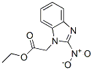2-Nitro-1H-benzimidazole-1-acetic acid ethyl ester Structure