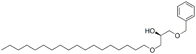2-Propanol, 1-(octadecyloxy)-3-(phenylmethoxy)-, (2R)- Structure