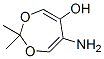6-amino-2,2-dimethyl-1,3-dioxepin-5-ol Structure