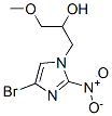 1H-Imidazole-1-ethanol, 4-bromo-alpha-(methoxymethyl)-2-nitro- 结构式