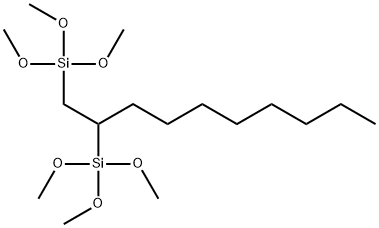 1,2-BIS(TRIMETHOXYSILYL)DECANE Structure