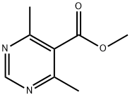 4,6-二甲基嘧啶-5-羧酸甲酯 结构式