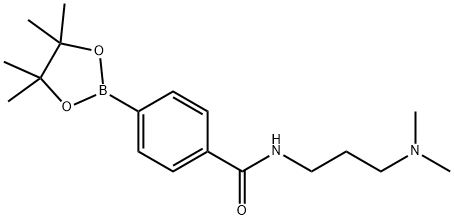 N-(3-DIMETHYLAMINOPROPYL)-4-(4,4,5,5-TETRAMETHYL-1,3,2-DIOXABOROLAN-2-YL)BENZAMIDE