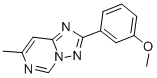 [1,2,4]TRIAZOLO[1,5-C]PYRIMIDINE, 2-(3-METHOXYPHENYL)-7-METHYL- Structure