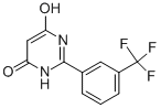 6-HYDROXY-2-[3-(TRIFLUOROMETHYL)PHENYL]-4(3H)-PYRIMIDINONE,83217-39-4,结构式