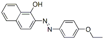 2-[(4-ethoxyphenyl)azo]-1-naphthol Struktur