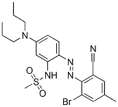 N-[2-[(2-bromo-6-cyano-p-tolyl)azo]-5-(dipropylamino)phenyl]methanesulphonamide|