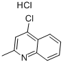 4-CHLOROQUINALDINE HCL 化学構造式