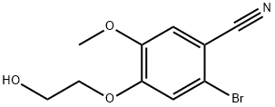 2-BROMO-4-(2-HYDROXY-ETHOXY)-5-METHOXY-BENZONITRILE