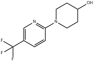 1-[5-(Trifluoromethyl)pyridin-2-yl]piperidin-4-ol Struktur