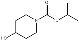 4-羟基哌啶-1-甲酸异丙酯,832715-51-2,结构式