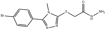 2-{[5-(4-bromophenyl)-4-methyl-4H-1,2,4-triazol-3-yl]thio}acetohydrazide|2-((5-(4-溴苯基)-4-甲基-4H-1,2,4-三唑-3-基)硫代)乙酰肼