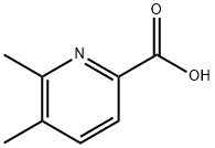 5,6-ジメチルピコリン酸 化学構造式