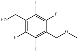 4-Methoxymethyl-2,3,5,6-tetrafluorobenzyl alcohol Struktur
