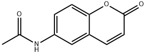 6-(アセチルアミノ)クマリン 化学構造式