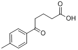 4-メチル-δ-オキソベンゼンペンタン酸 化学構造式